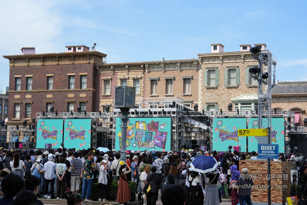 2025 유니버셜 스튜디오 재팬 포켓몬 할로윈 이벤트 쇼 준비