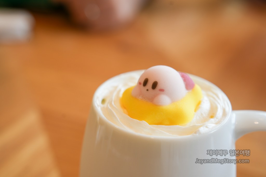 오사카 커비 카페 커비 마시멜로