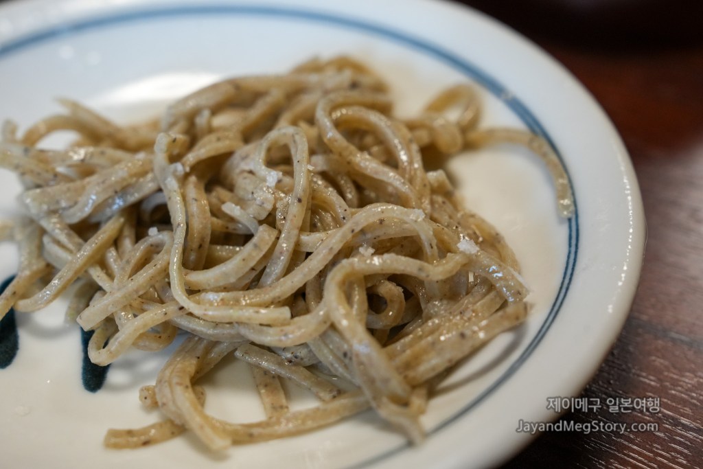 효고 도요오카 이즈시소바 킨마타 소바 소금