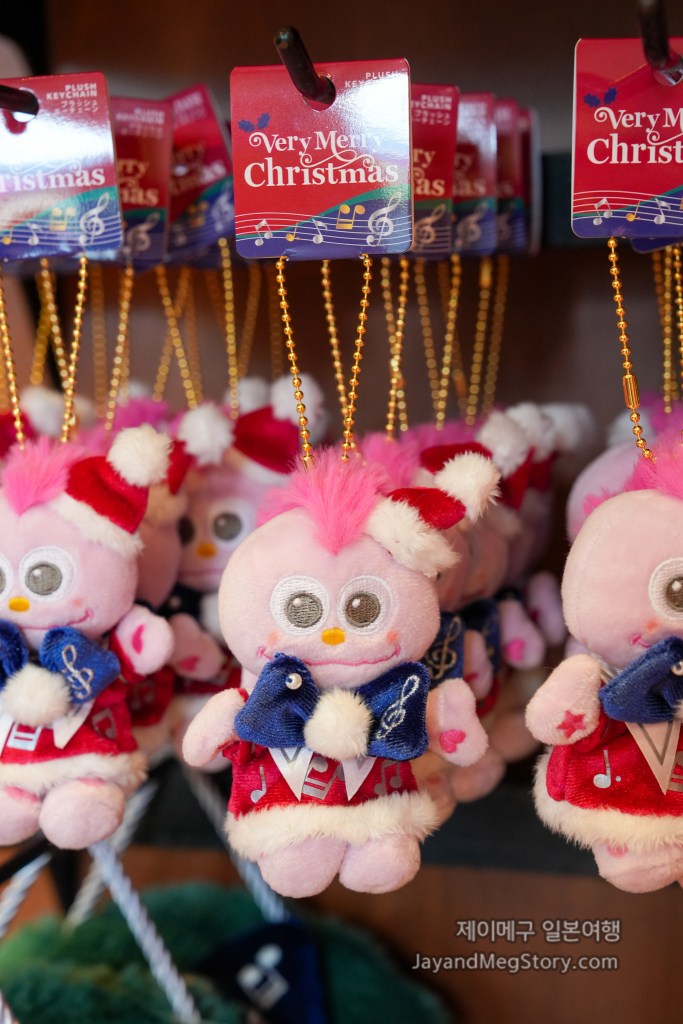 2025 유니버셜 스튜디오 재팬 크리스마스 굿즈 스누피, 키티, 모피 마스코트 체인 3
