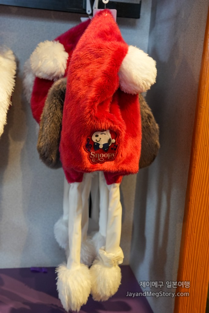 2025 유니버셜 스튜디오 재팬 크리스마스 굿즈 스누피 모자