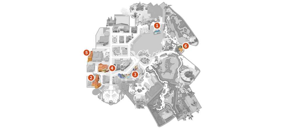 유니버셜 스튜디오 재팬 유니버설 쿨 재팬 2026 지도