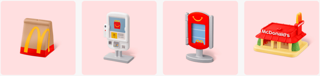 26년 3월 일본 맥도날드 해피밀 미니어처 맥도날드 1탄 기간 2