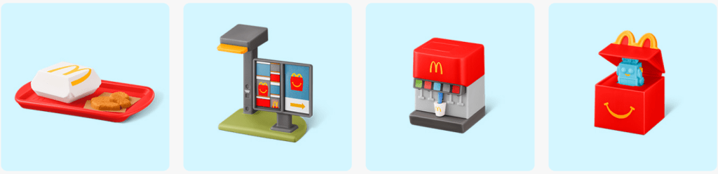 26년 3월 일본 맥도날드 해피밀 미니어처 맥도날드 2탄 기간 1